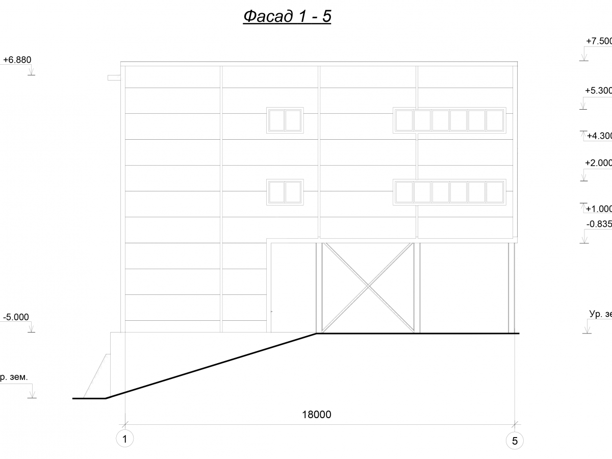 Планировка Производственный корпус из сэндвич-панелей -  фото 5