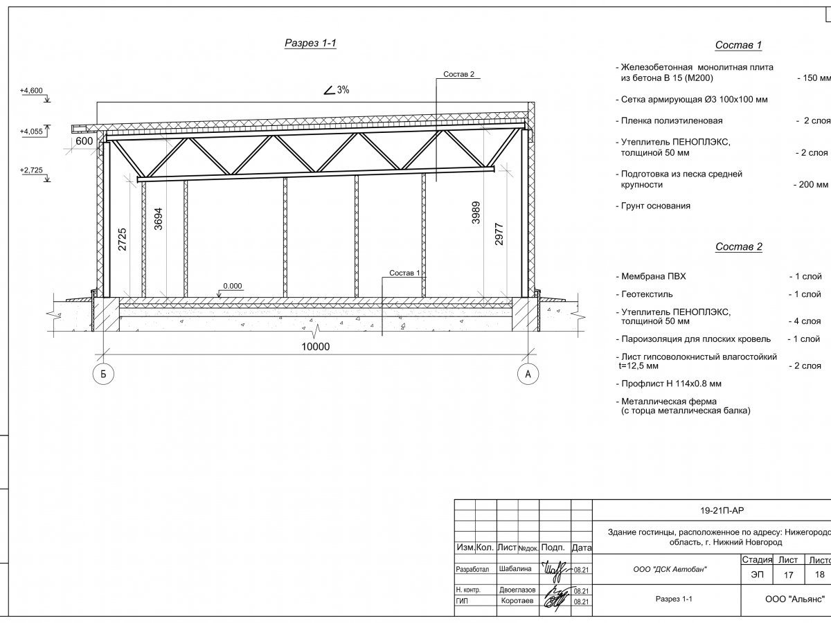 3D визуализация Проект гостиницы из сэндвич-панелей - фото 18