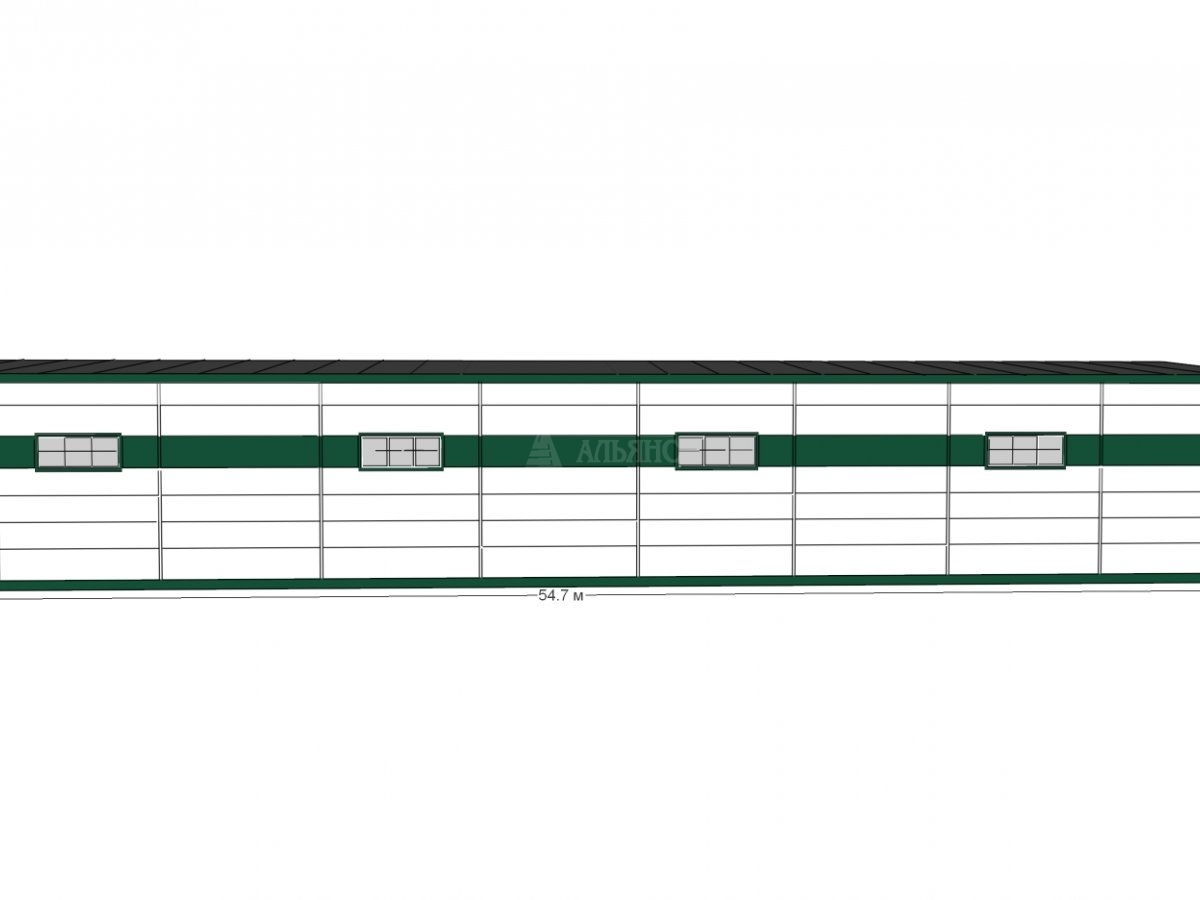 3D визуализация СТО из сэндвич-панелей - фото 15